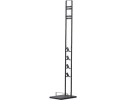Houder Standaard Geschikt voor Dyson V15 / V11 / V10 / V9 / V8 / V7 / V6 Steelstofzuiger - Opberg Rek - Zwart