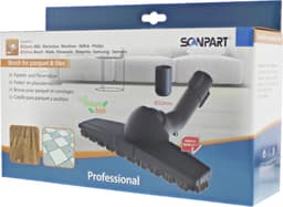 Scanpart Professional parketzuigmond als SBB300 voor Miele met vergrendeling en parkeerhaak — thumbnail 1