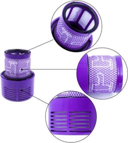 HEPA Filter voor Dyson Stofzuiger - Geschikt voor Dyson Steelstofzuiger V10 Series - Wasbaar — thumbnail 3