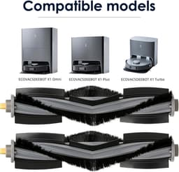 (2 stuks) Rolborstels Geschikt voor robotstofzuiger ECOVACS DEEBOT X1 Omni/ X1 Omni/ T20/ T10/ T10 Plus/ T10 Turbo/ T10 Omni, robotstofzuiger rolborstelset, vervangende onderdelen — thumbnail 5