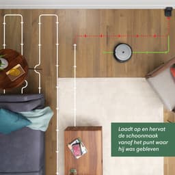 iRobot® Roomba® i1+ Robotstofzuiger - Leegstation - Bediening via app en stem - Geschikt voor huisdieren - i1156 — thumbnail 5