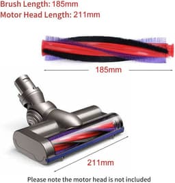 Young Wolf Rollerborstel 185mm Vervanging voor Dyson V6 DC59 DC62 SV03 SV07 — thumbnail 3