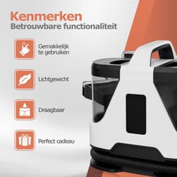Neotex® Tapijtreiniger -Multifunctionele Reinigingsmachine – Handstomer met Opzetstuk – Zetel- en Bankreiniger – Vlekkenreiniger voor Meubels – Geschikt voor Auto, Vloer en Tapijt — thumbnail 5
