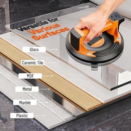 Elektrische Glas- en Tegelzuiger met 270 kg Draagkracht en LCD-Display (Set van 2) — thumbnail 4