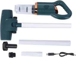 Draadloze Steelstofzuiger - Krachtige Reiniger - Effectieve Huisreiniging - Hoge Zuigkracht - 120W 8500Pa - Groen — thumbnail 4