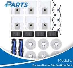 Ecovacs Deebot T50 Pro Omni Gen2 Onderhoudsset (Plus.Parts® alternatief voor DKT060203) — thumbnail 1