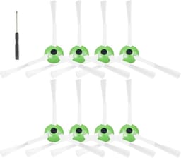Zijborstels Stofzuigerrobot - Reserveonderdelen robotstofzuiger - Stofzuigen Hoeken Reinigen - Anti-verwarringsontwerp - 8 stuks - Niet gespecificeerd — thumbnail 1