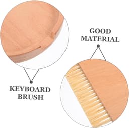 Stoffer Set - Mini Bezem - Kleine Ruimtes - Stevig Hout Materiaal - 14.5 cm - Wit — thumbnail 5