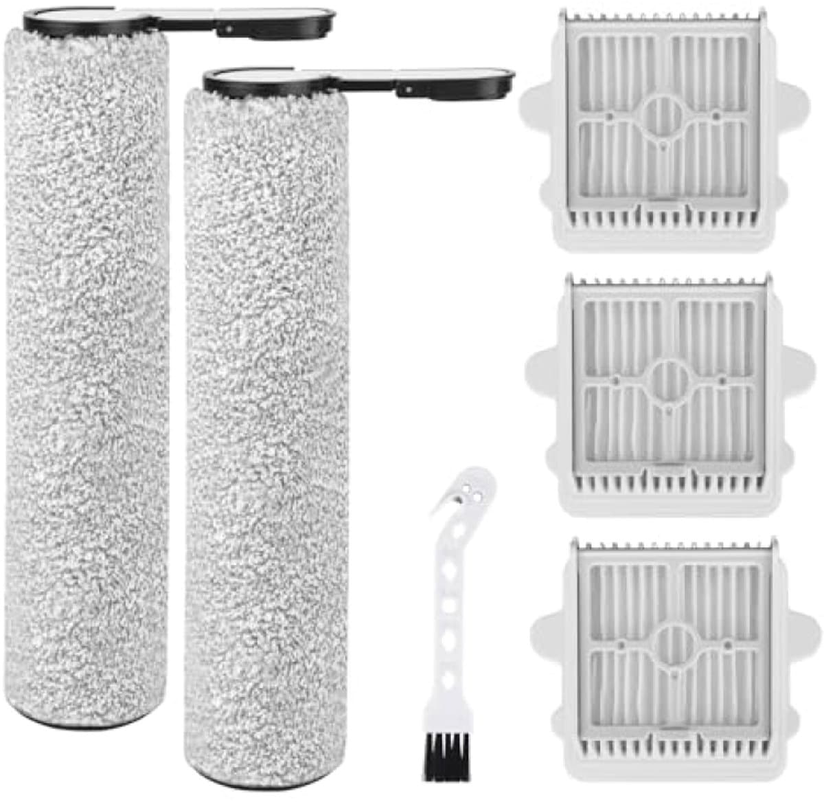 PromoHome Schuifbalk en HEPA Filters compatibel met Roborock F25 Reeks - 6 delig — afbeelding 1