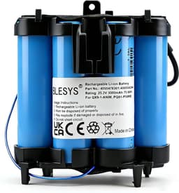 Vervangende Accu - Draadloze Batterij - Stofzuigen Thuis - Lithium-ion Technologie - 252 V 3500 mAh - Zwart — thumbnail 2