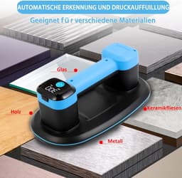 Elektrische vacuümzuiger lift 300 kg - LCD display, 4000 mAh batterij, geschikt voor tegels glas en marmer — thumbnail 5