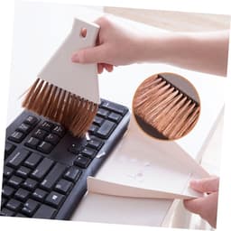Mini Stoffer Set - Kleine Bezem - Bureau Schoonmaken - Handige Opslag - 15 x 17 cm - Diverse Kleuren — thumbnail 2
