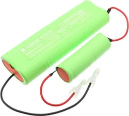 Batterij - Vervangende Accu - Stofzuiger Onderhoud - Ni-MH Technologie - 1300mAh - Groen — thumbnail 2