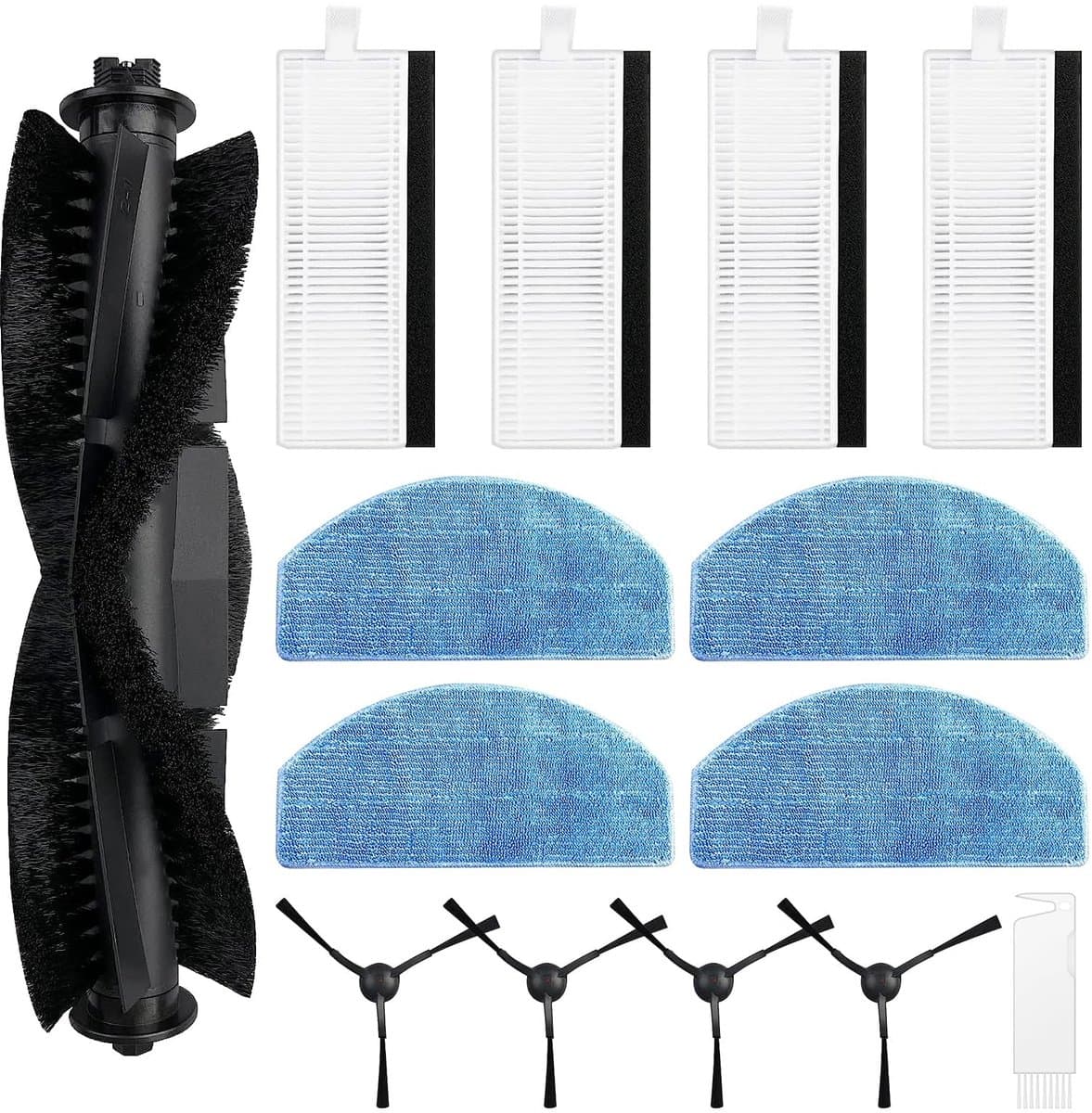Cosensi - Accessoire Set Robotstofzuiger - Vervangingsonderdelen - Inclusief borstels en filters - Voor Tikom en Honiture modellen - Upgrade je sto... — afbeelding 1