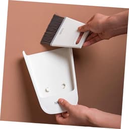 Desktop Stoffer - Mini Bezem - Snel Opruimen - Multifunctioneel Ontwerp - 20 x 14 cm - Wit — thumbnail 4