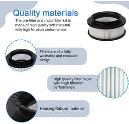Filters Geschikt voor Rowenta X-Force Flex 11.60, 12.60 en 14.60 stofzuigers — thumbnail 2