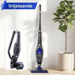 Draadloze Stofzuiger - Schoonmaak Hulp - Huis Reinigen - Led Koplampen - 0.8 Liter - Rood — thumbnail 5