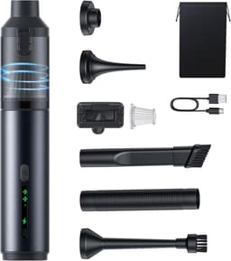 Draagbare Stofzuiger - Mini Stofzuiger - Auto Interieur Reinigen - Sterke Zuigkracht 16000 Pa - 6000 mAh Batterij - Grijs — thumbnail 1