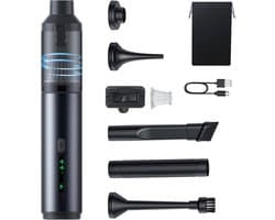 Draagbare Stofzuiger - Mini Stofzuiger - Auto Interieur Reinigen - Sterke Zuigkracht 16000 Pa - 6000 mAh Batterij - Grijs