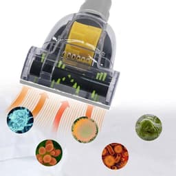 Dailygoods- Turbo Borstel Mini - Universeel 32-35 mm - Diepe Reiniging - Stof en Vuil - Geschikt voor Meubels en Vloeren - Inclusief 2 Adapterringen - Stofzuigerborstel — thumbnail 3