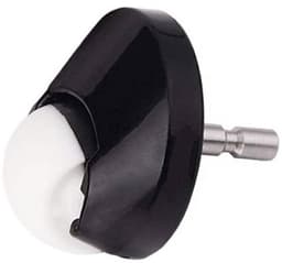 Dailygoods- Voorwiel Stille Rubberen Loopring - Voorwielsteun - Robot Stofzuiger Onderdelen - Vervangingswiel - Universeel - 2 Stuks - Robotwiel — thumbnail 3
