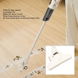 Dailygoods- Steelstofzuiger Draadloos 270° Draaibare Borstel - Handheld/Duwmodus - Multifunctioneel - Meerdere Opzetstukken - Verbeterde Reinigingsefficiëntie - Stofzuiger — thumbnail 5