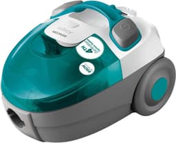Stofzuiger zonder zak - Cilinderstofzuiger ECO - Efficiënt schoonmaken - 4e generatie cycloonsysteem - 15 liter reservoir - Grijs turquoise — thumbnail 1