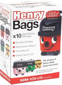 HepaFlo Stofzuigerzakken 10 stuks voor Henry Stofzuigers — thumbnail 1