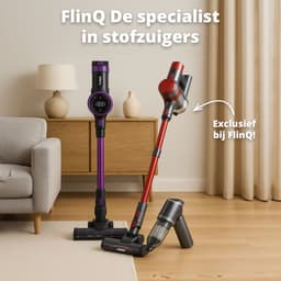 FlinQ Vacuum Cleaner V8 - Steelstofzuigers met Dweilfunctie - Steelstofzuiger Draadloos - Stofzuiger zonder Zak - Met Duurzame Accu - Snoerloos en geschikt als Kruimeldief — thumbnail 5