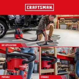 Nat-Droog Stofzuiger - Krachtige Shop Vac met Grote Capaciteit voor Auto en Huis — thumbnail 3