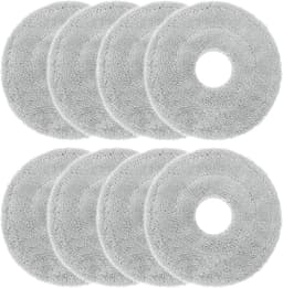 8 stuks - Dweilpads reserveonderdelen geschikt voor Dreame L10 Ultra/ L10S Pro / L10S Ultra Heat/ L10 Prime/ L20 L30 L40 L50 Ultra/ X30 X40 X50 UltraRobot dweildoeken - dweildoek - dweildoeken voor stoomreiniger — thumbnail 1