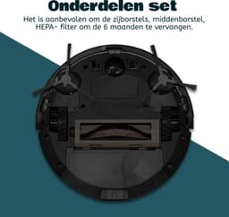 Efzaki Onderdelen Set - 10 Stuks - Geschikt voor Roboo modellen Robotstofzuigers - RAC33 — thumbnail 3