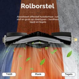 Rollerborstel set - 4 stuks - Geschikt voor Ecovacs Deebot — thumbnail 3