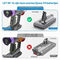3900 mAh accu voor (type inschroeven), 25,2 V reserveaccu voor Absolute Complete Fluffy draadloze stofzuiger, eenvoudige montage met filter, borstel en schroeven — thumbnail 2