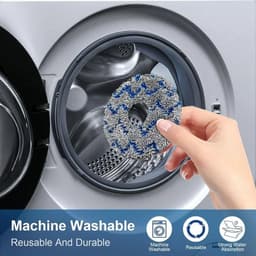 Zes vervangende reinigingsdoekjes Geschikt voor de Ecovacs Deebot X1, X1 Omni Turbo, X1 Plus, T10, T20, T20 Max en T20 Pro stofzuigers. — thumbnail 2
