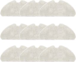 Reserveonderdelen, 9 stuks wisdoeken, Geschikt voor Dreame D10S, D10S Pro, D9 Max Gen 2, D9 Max White, F9 Pro robotstofzuiger, reserveonderdelen, vervangende dweilpad — thumbnail 1