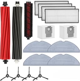 Reinigungsbürste Zubehör - 2*Hoofdborst 4*Filters 4*Doeken 4*Zijborstels 2 Staubbeutel - 17 Stuks - Voor Roborock Stofzuigerrobot — thumbnail 1