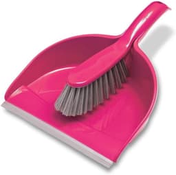 Stofpan Compact met rubberen lip en borstel - Grijs — thumbnail 2