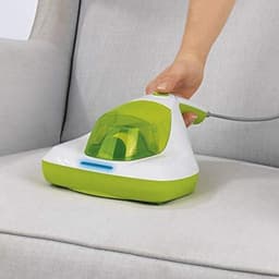 Huisstofmijt Stofzuiger - Mit-Handstofzuiger - Anti-Mijtstofzuiger Met UV-C-Licht - Vernietigt 99,9% Van Alle Mijten, Inclusief HEPA-Filter - En 250 Ml Stofcontainer - [Matrasstofzuiger/Limoengroen) — thumbnail 3