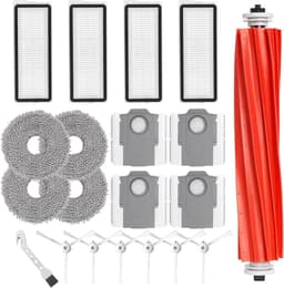 Cosensi - Accessoireset voor robotstofzuigers: 1 hoofdrolborstel, 4 hepa-filters, 4 dweilpads, 6 zijborstels, 4 stofzakken, 1 borstel — thumbnail 1