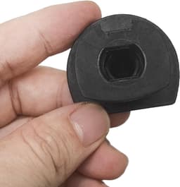 2stuks - elleboog uitlaatbuis - Geschikt voor hogedrukreinigers - Geschikt voor Karcher K2, K3 - Praktische elleboog uitlaatbuisfittingen - Artikelnummer 4.064-047.0 - Geschikt voor Karcher autowasstraten - Zwart, zilver — thumbnail 5