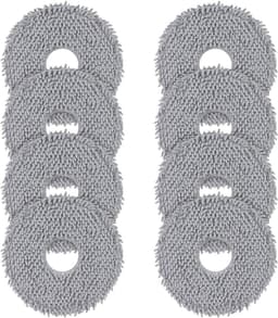 8 Stuks Dweilpads voor Roborock Q Revo, Qrevo S, Qrevo Pro, Qrevo Master, Qrevo Edge, Qrevo Curv, Qrevo Slim, QV 35A/35S, QR, Saros 10R/Z70 Robotstofzuiger, Herbruikbare en Wasbare Vervangingsdoek — thumbnail 1