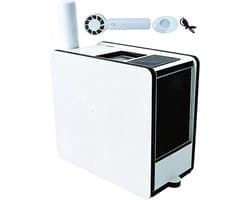Elektrische Voedselblazer - Vogelvoer Separator - Voer Voorbereiden - Efficiënte Puinverwijdering - 18 x 9.5 x 16 cm - Wit