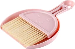 Hand Bezem Stofpan - Kleine Schoonmaakset - Huishoudelijk Schoonmaken - Reiniging van Hoeken - Compact Ontwerp - Grijs — thumbnail 1
