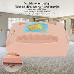 Dubbele Rolbankveger - Vuilverzamelaar - Oppervlakken Reinigen - Efficiënte Werking - Compact Ontwerp - Zwart — thumbnail 2