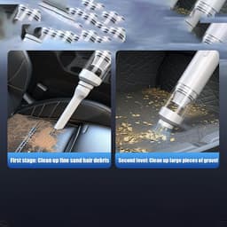 Draadloze Auto Stofzuiger - Handstofzuiger Luchtblazer - Auto Interieur Reinigen - Geavanceerde Cycloontechnologie - 29.5 x 10 x 7 cm — thumbnail 3
