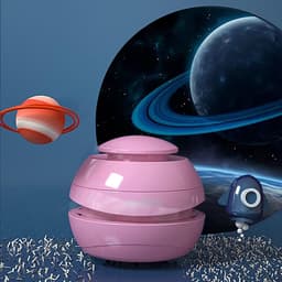 Mini Cleaner - Desktop Sweeper - Bureau Opruimen - Stille Motor - Draagbaar Formaat - Blauw — thumbnail 2