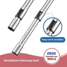 SnelShoppen - Telescopische Zuigbuis voor Miele Stofzuiger 35mm, Vervangende Stang met Kliksysteem, Zuigbuis voor Stofzuiger Onderdelen, Perfecte Pasv — thumbnail 3