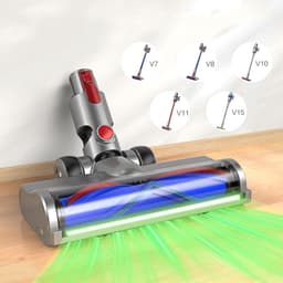 Borstelkop Compatibel Met Dyson - Vervangende Motorkop - Stofzuigerborstelkop Met Led-Verlichting - Geschikt Voor Dyson V7/V8/V10/V11/V15 — thumbnail 5