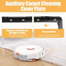 SnelShoppen - Hoofborstel Cover Accessoire voor Xiaomi X20+ en Dreame L40 Ultra/X40 Ultra/X30 Ultra/L10s Ultra/L20 Ultra/L10 Veegrobot - Duurzaam Wate — thumbnail 5